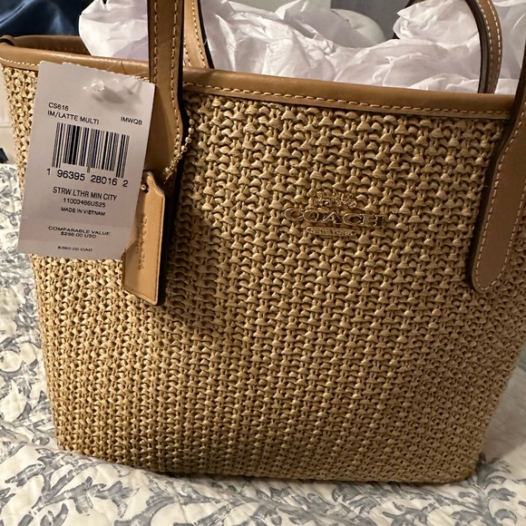 Coach Mini City Tote -NWT
COLOR: IM/LATTE MULTI - Picture 8 of 11